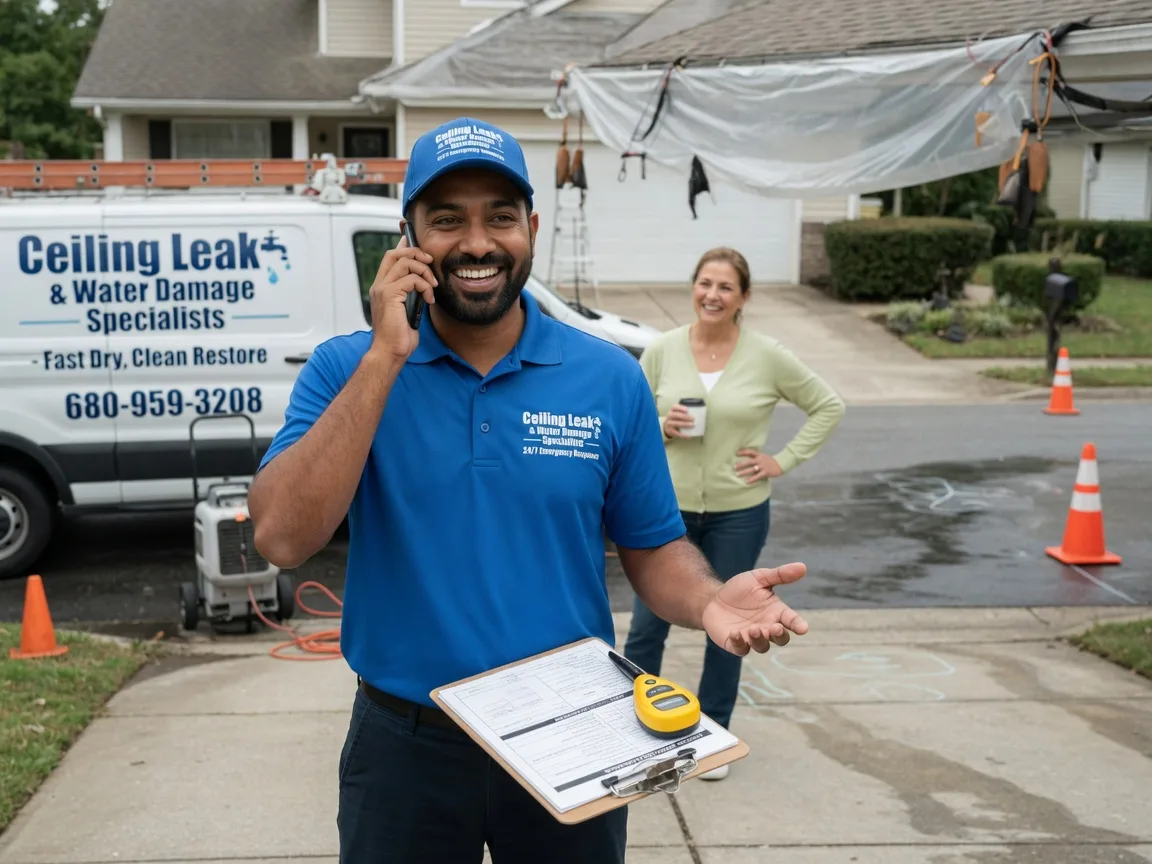 Ceiling Leak Cleanup Sully, IA FAQs